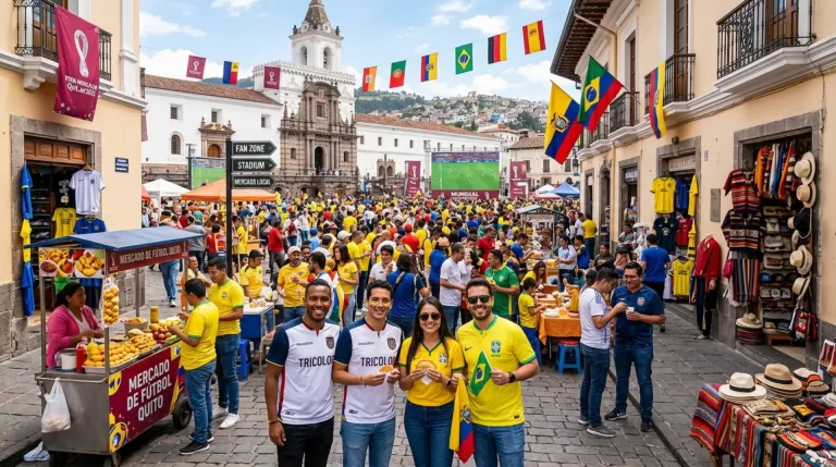Ecuatorianos viendo el mundial